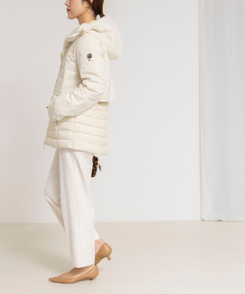 NOLLEY’S（ノーリーズ）の「《セットアップ対応》ウォッシャブルサージストレッチストレートパンツ（その他パンツ・レディース・グレイッシュベージュ/ネイビー/オフホワイト・34/36/38/40）」の20枚目の写真