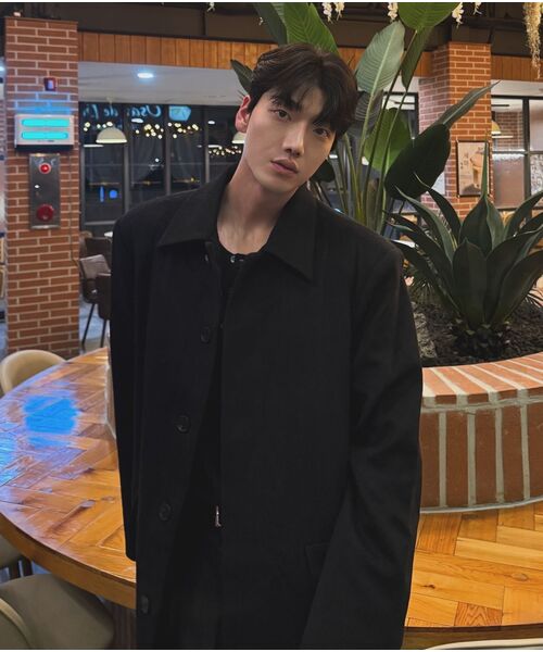 P.IN.O(ピインオ)の「ウールブレンドダディシングルロングコート(チェスターコート・メンズ・その他・MEDIUM/LARGE)」の15枚目の写真