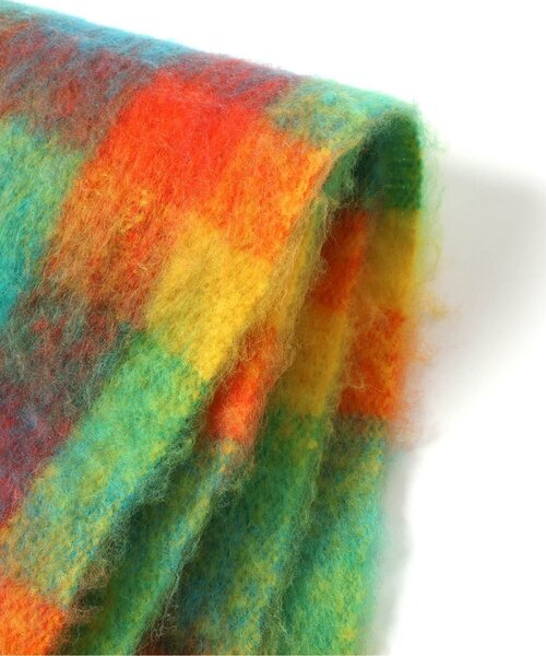 BREEZE（ブリーズ）の「シャギーチェックマフラー（マフラー・キッズ・イエロー/レッド・140）」の8枚目の写真