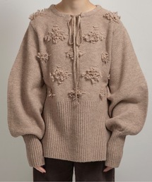 lawgy | string neck 2way fringe knit / ストリングネック2wayフリンジニット(ニット/セーター)