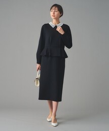 UNITED ARROWS | SPONGY ペプラム ワンピース(ワンピース)