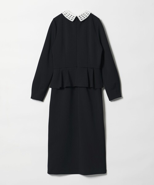 UNITED ARROWS（ユナイテッドアローズ）の「SPONGY ペプラム ワンピース（ワンピース・レディース・ブラック/ネイビー・38/36）」の13枚目の写真