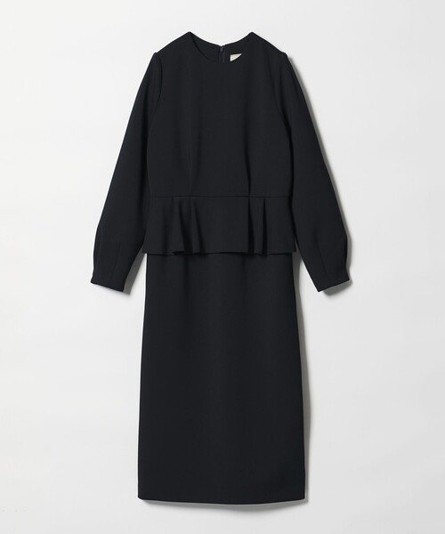 UNITED ARROWS（ユナイテッドアローズ）の「SPONGY ペプラム ワンピース（ワンピース・レディース・ブラック/ネイビー・38/36）」の21枚目の写真