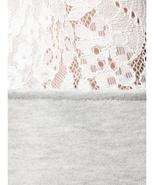 EVRIS（エヴリス）の「レースEmbroideryスウェットトップス（スウェット・レディース・チャコールグレー/グレー/ブラック・FREE）」の21枚目の写真