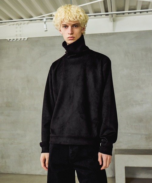 HARE（ハレ）の「MILKYスウェードタートル(HARE)（スウェット・メンズ・ブラック/グレー/ブルー/レッド・MEDIUM/SMALL）」の15枚目の写真