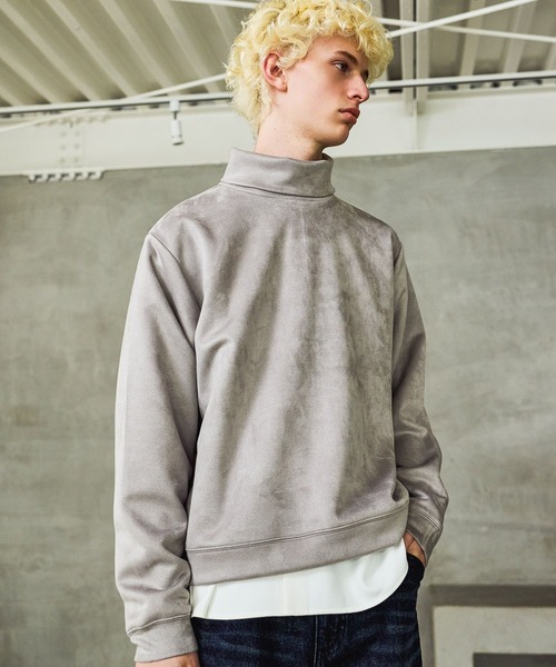 HARE（ハレ）の「MILKYスウェードタートル(HARE)（スウェット・メンズ・ブラック/グレー/ブルー/レッド・MEDIUM/SMALL）」の19枚目の写真