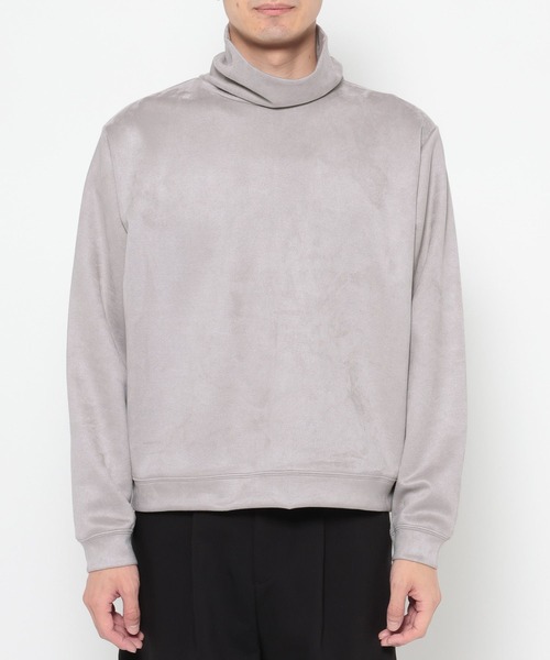 HARE（ハレ）の「MILKYスウェードタートル(HARE)（スウェット・メンズ・ブラック/グレー/ブルー/レッド・MEDIUM/SMALL）」の6枚目の写真