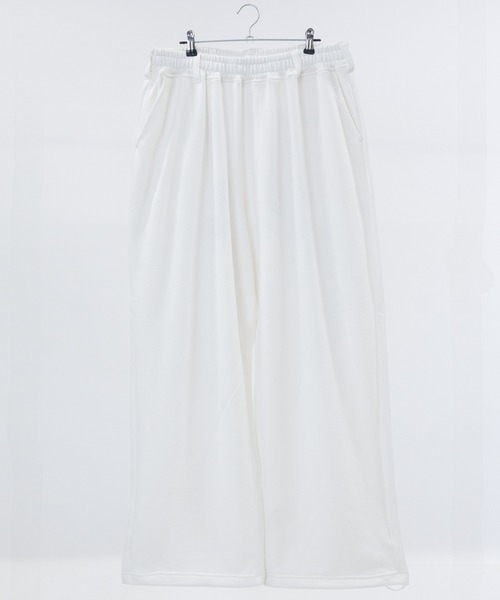 JOHN'S CLOSET（ジョンズクローゼット）の「【13】エンジェルプリント ラインストーン ワイドスウェットパンツ（スウェットパンツ・メンズ・ブラック/杢グレー/ホワイト・MEDIUM/LARGE）」の4枚目の写真