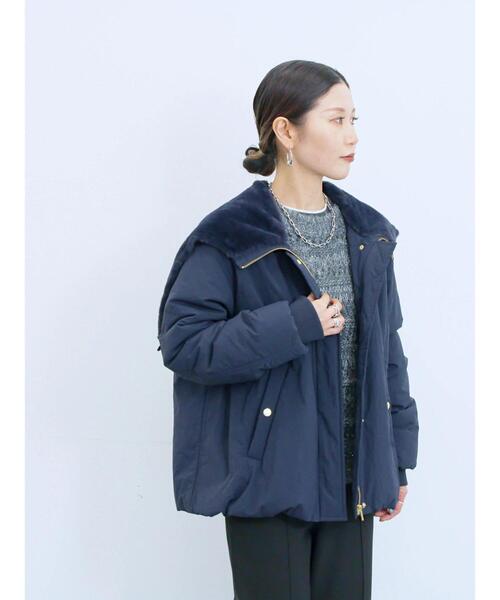 セール】N-2Bジャケット（ノーカラージャケット）｜Samansa Mos2 blue