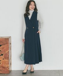 La boutique BonBon | 【スタイルUPが叶う】テーラードジャンスカ(ジャンパースカート)