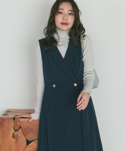 スタイルUPが叶う】テーラードジャンスカ