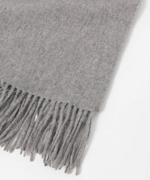 URBAN RESEARCH Sonny Label（アーバンリサーチサニーレーベル）の「大判ウールストール（マフラー・レディース・ボルドー/ライトグレー/チャコールグレー/ベージュ・ONE）」の20枚目の写真