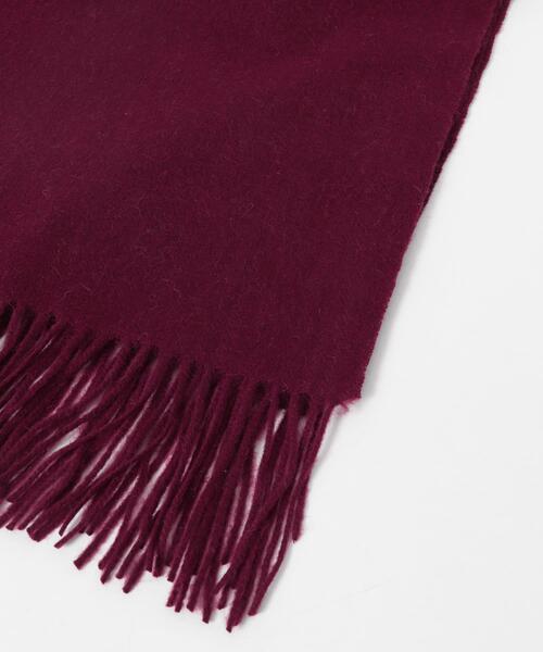 URBAN RESEARCH Sonny Label（アーバンリサーチサニーレーベル）の「大判ウールストール（マフラー・レディース・ボルドー/ライトグレー/チャコールグレー/ベージュ・ONE）」の7枚目の写真