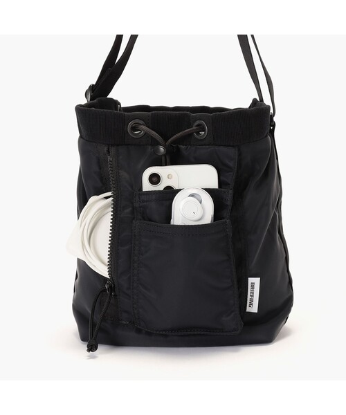 BRIEFING（ブリーフィング）の「DRAWSTRING SHOULDER （Sサイズ）（ショルダーバッグ・メンズ・カーキ/ブラック・FREE）」の9枚目の写真