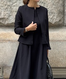 ST.ROONEY（セントルーニー）の「ノーブル切替ジャケット【低身長・小柄女性向け】（ノーカラージャケット）」