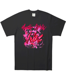 バイブ ビビッドピンク Tシャツ ブラック