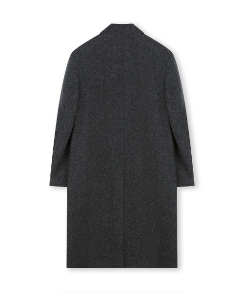 BESLOW（ビースロー）の「DOUBLE BREASTED ALPACA MAXI COAT MELANGE CHARCOAL（チェスターコート・メンズ・その他・SMALL/MEDIUM/LARGE/X-LARGE）」の6枚目の写真