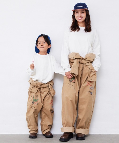 Fluffy BROTHERS(フラッフィーブラザーズ)の「つなぎ(大人サイズ)(つなぎ/オールインワン・メンズ・ベージュ・M/L)」の21枚目の写真