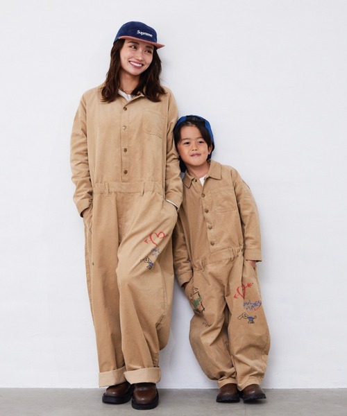 Fluffy BROTHERS(フラッフィーブラザーズ)の「つなぎ(大人サイズ)(つなぎ/オールインワン・メンズ・ベージュ・M/L)」の19枚目の写真