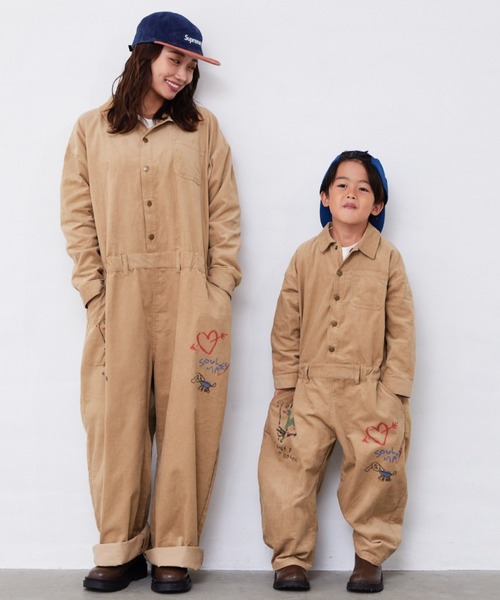 Fluffy BROTHERS(フラッフィーブラザーズ)の「つなぎ(大人サイズ)(つなぎ/オールインワン・メンズ・ベージュ・M/L)」の17枚目の写真