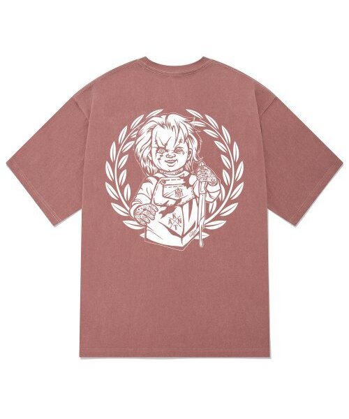 KAN6312(カン6312)の「KTPP0196 チャーキー ピグメント 半袖Tシャツ - ピンク(Tシャツ/カットソー・メンズ・その他・LARGE/MEDIUM/X-LARGE)」の1枚目の写真
