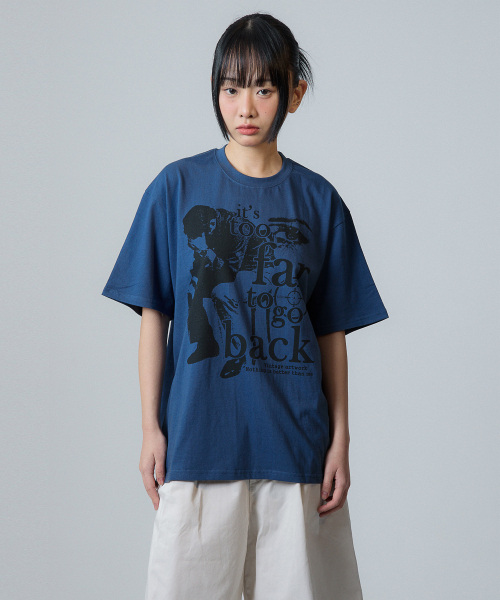 NOTHINGISBETTERTHANME（ナッシングイズベターザンミー）の「VINTAGE ARTWORK TEE_deep blue（Tシャツ/カットソー・レディース・その他・LARGE/MEDIUM/X-LARGE）」の5枚目の写真