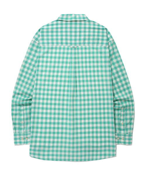 COVERNAT(カバーナット)の「ギンガムチェックシャツ グリーン(シャツ/ブラウス・レディース・その他・MEDIUM/SMALL/X-LARGE/LARGE)」の2枚目の写真
