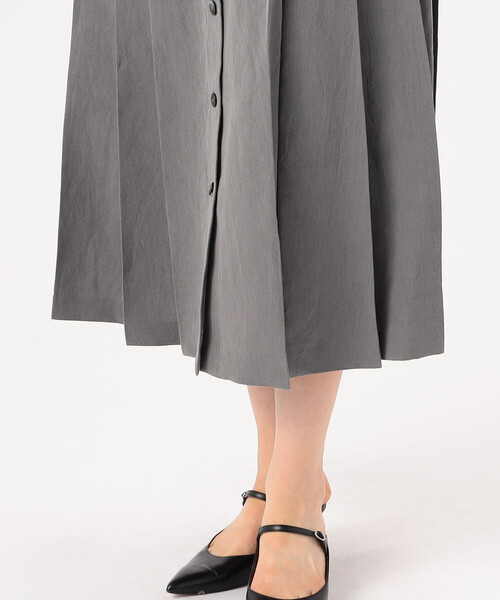 Gabardine K.T(ギャバジンケーティー)の「〔 +サイズ 〕 コットン和紙ギャバ ジャンパースカート(ジャンパースカート・レディース・グレー/カーキ/ネイビー・15号)」の12枚目の写真