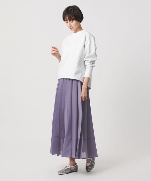 オーガンジー プリーツスカート（スカート）｜UNITED ARROWS