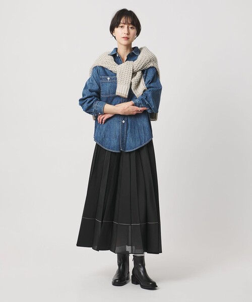 新品♡ユナイテッドアローズ　オーガンジープリーツスカート オーガンジー プリーツスカート（スカート）｜UNITED ARROWS