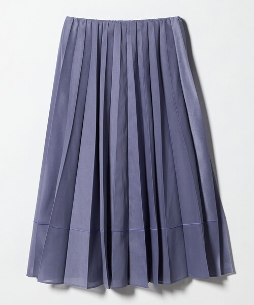 UNITED ARROWS（ユナイテッドアローズ）の「オーガンジー プリーツスカート（スカート・レディース・オフホワイト/パープル/ブラック・FREE）」の18枚目の写真