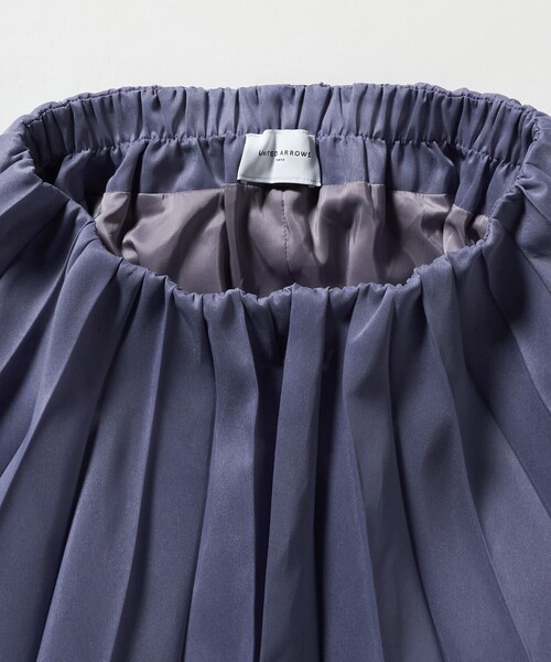 UNITED ARROWS（ユナイテッドアローズ）の「オーガンジー プリーツスカート（スカート・レディース・オフホワイト/パープル/ブラック・FREE）」の21枚目の写真