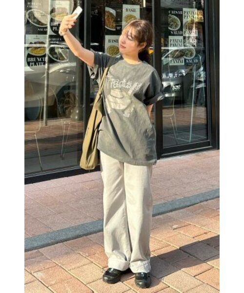 SEARCH410(サーチ410)の「トラディショナルピグメント半袖Tシャツチャコール(Tシャツ/カットソー・メンズ・その他・SMALL/MEDIUM/LARGE)」の4枚目の写真