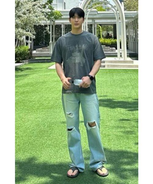 SEARCH410(サーチ410)の「トラディショナルピグメント半袖Tシャツチャコール(Tシャツ/カットソー・メンズ・その他・SMALL/MEDIUM/LARGE)」の7枚目の写真