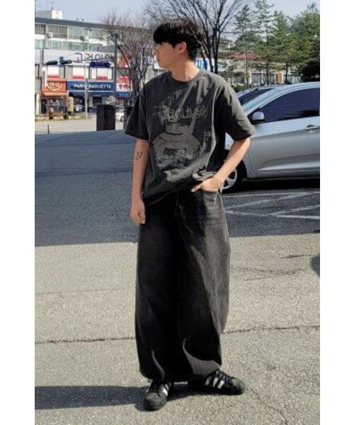 SEARCH410(サーチ410)の「トラディショナルピグメント半袖Tシャツチャコール(Tシャツ/カットソー・メンズ・その他・SMALL/MEDIUM/LARGE)」の8枚目の写真