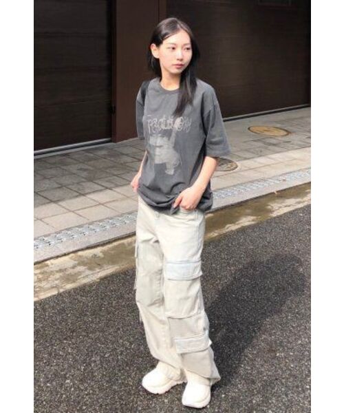 SEARCH410(サーチ410)の「トラディショナルピグメント半袖Tシャツチャコール(Tシャツ/カットソー・メンズ・その他・SMALL/MEDIUM/LARGE)」の9枚目の写真