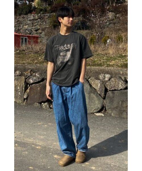 SEARCH410(サーチ410)の「トラディショナルピグメント半袖Tシャツチャコール(Tシャツ/カットソー・メンズ・その他・SMALL/MEDIUM/LARGE)」の13枚目の写真