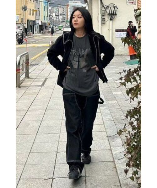 SEARCH410(サーチ410)の「トラディショナルピグメント半袖Tシャツチャコール(Tシャツ/カットソー・メンズ・その他・SMALL/MEDIUM/LARGE)」の14枚目の写真