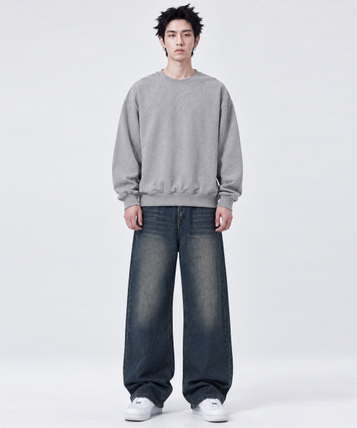 CREAM SODA LAB(クリームソーダラボ)の「ブランクオールシーズン スウェット グレー(スウェット・レディース・グレー・MEDIUM/LARGE/X-LARGE/M/L/L/XL/XL/2XL)」の5枚目の写真