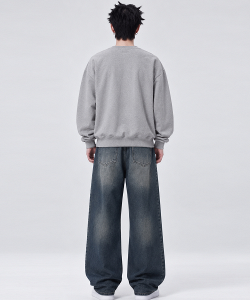 CREAM SODA LAB(クリームソーダラボ)の「ブランクオールシーズン スウェット グレー(スウェット・レディース・グレー・MEDIUM/LARGE/X-LARGE/M/L/L/XL/XL/2XL)」の4枚目の写真