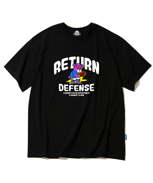 TRIPSHION(トリップション)の「ディフェンスベアグラフィックTシャツ - ブラック(Tシャツ/カットソー・メンズ・その他・LARGE/MEDIUM/X-LARGE)」の1枚目の写真