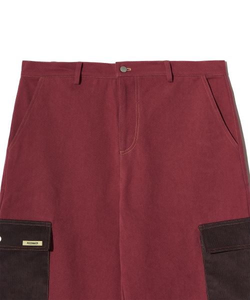 PIECEMAKER(ピースメーカー)の「CORDUROY POINT COTTON WORK PANTS (BURGUNDY)(その他パンツ・レディース・その他・MEDIUM/LARGE)」の5枚目の写真