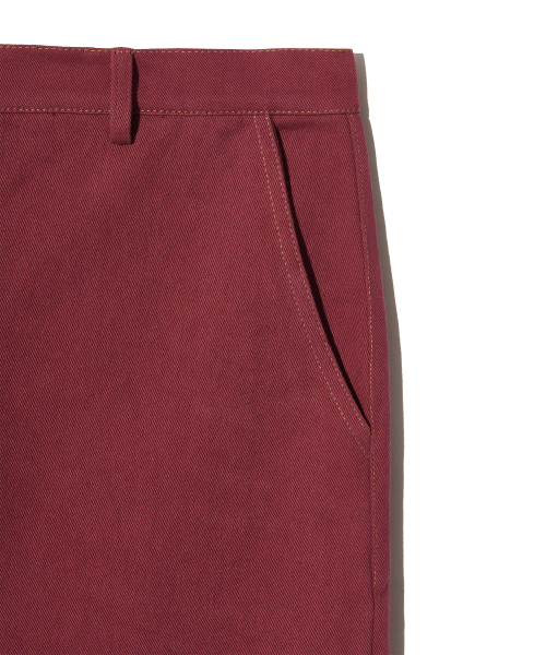 PIECEMAKER(ピースメーカー)の「CORDUROY POINT COTTON WORK PANTS (BURGUNDY)(その他パンツ・レディース・その他・MEDIUM/LARGE)」の6枚目の写真