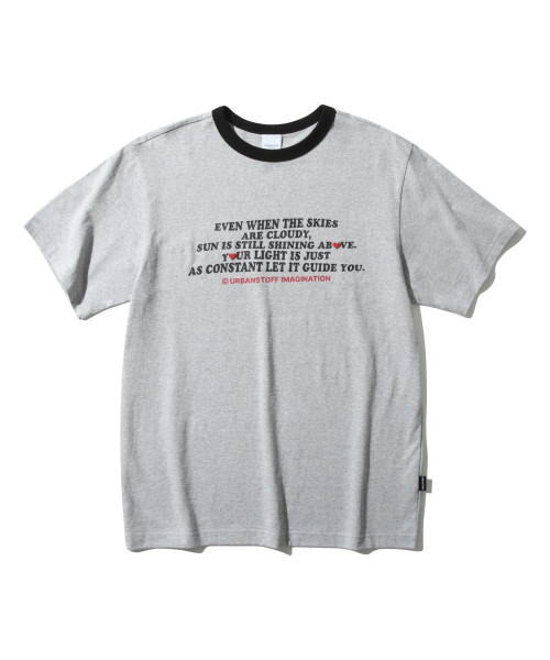 URBANSTOFF(アーバンストッフ)の「クラウドネックエクスプレッションティー(グレー)(Tシャツ/カットソー・レディース・その他・SMALL/MEDIUM/LARGE)」の1枚目の写真