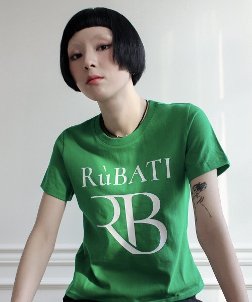 RUBATI（ルバティ）の「R.B Logo Tshirt (GREEN)（Tシャツ/カットソー・レディース・その他・size2/size1）」の3枚目の写真