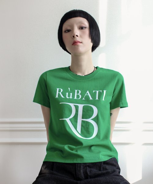 RUBATI（ルバティ）の「R.B Logo Tshirt (GREEN)（Tシャツ/カットソー・レディース・その他・size2/size1）」の4枚目の写真
