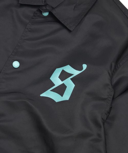 STIGMA（スティグマ）の「OLD LETTER OVERSIZED COACH JACKET BLACK（ナイロンジャケット・メンズ・その他・LARGE/MEDIUM）」の4枚目の写真