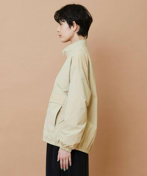 FRAPBOIS（フラボア）の「リバーノラック ブルゾン（ブルゾン・レディース・ベージュ/ネイビー・1/2）」の3枚目の写真