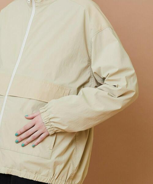 FRAPBOIS（フラボア）の「リバーノラック ブルゾン（ブルゾン・レディース・ベージュ/ネイビー・1/2）」の5枚目の写真