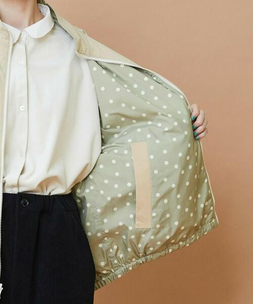 FRAPBOIS（フラボア）の「リバーノラック ブルゾン（ブルゾン・レディース・ベージュ/ネイビー・1/2）」の8枚目の写真